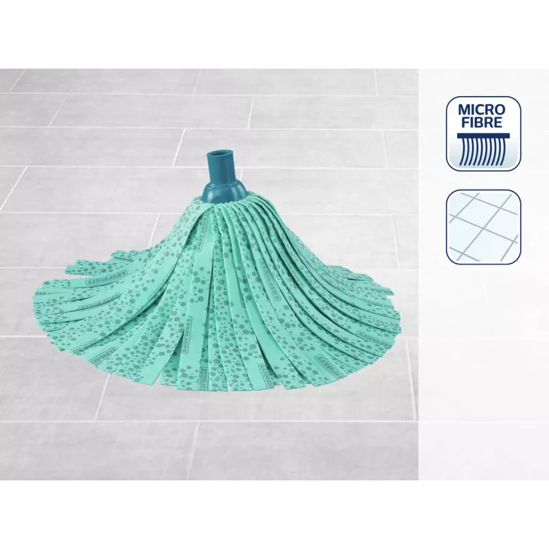 LEIFHEIT Classic Mop Viscose Plus | erittäin imukykyinen nauhamoppi koville lattioille