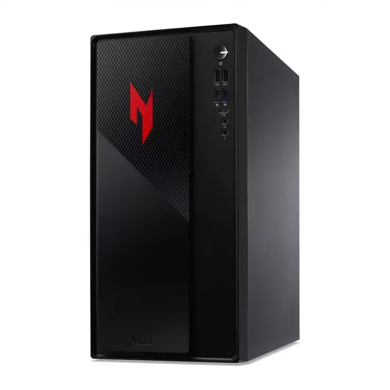 Acer Nitro N20-101 -pelipöytätietokone (Intel Core 5, 16GB DDR4, 512GB SSD, NVIDIA GeForce RTX 5050, Windows 11 Home)
