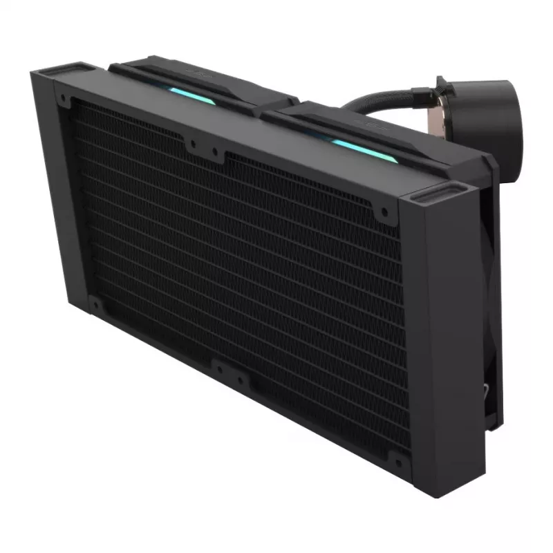 FSP AE24-B 240 mm ARGB All-in-One -nestejäähdytin prosessorille, LGA1851/AM5, musta