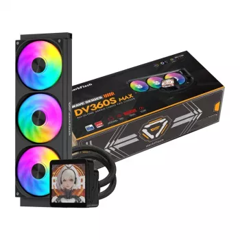 DarkFlash DV360S MAX 360mm ARGB AIO -neste-CPU-jäähdytin - musta