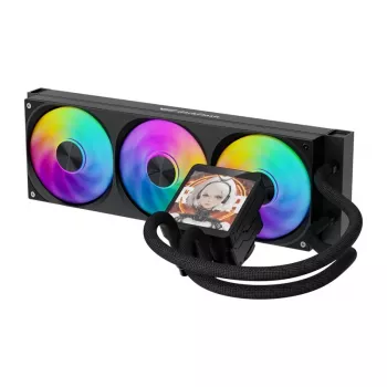 DarkFlash DV360S MAX 360mm ARGB AIO -neste-CPU-jäähdytin - musta