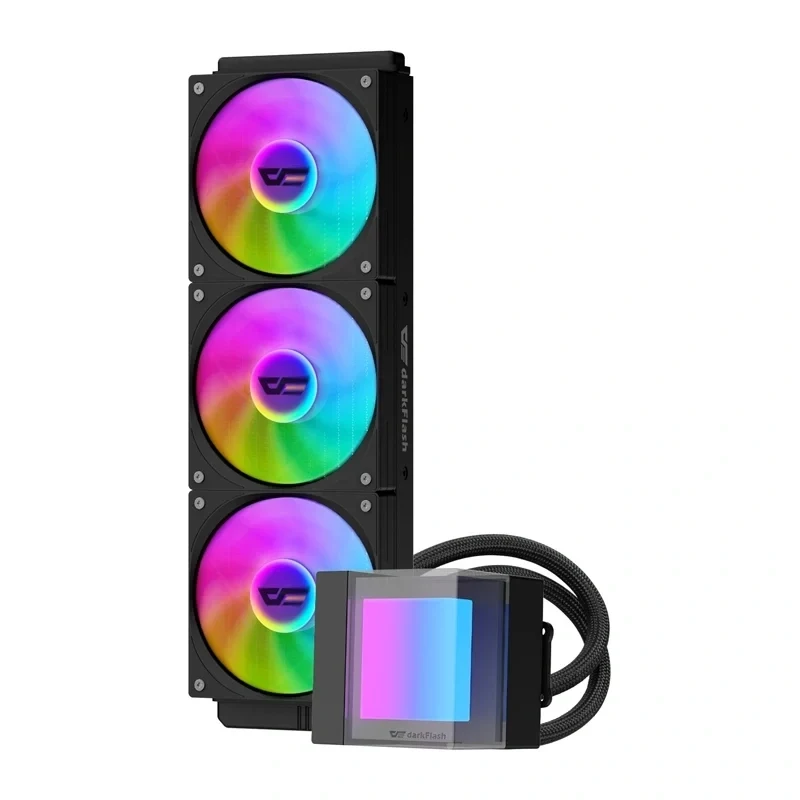 DarkFlash CB360 360mm ARGB -neste-CPU-jäähdytin - musta