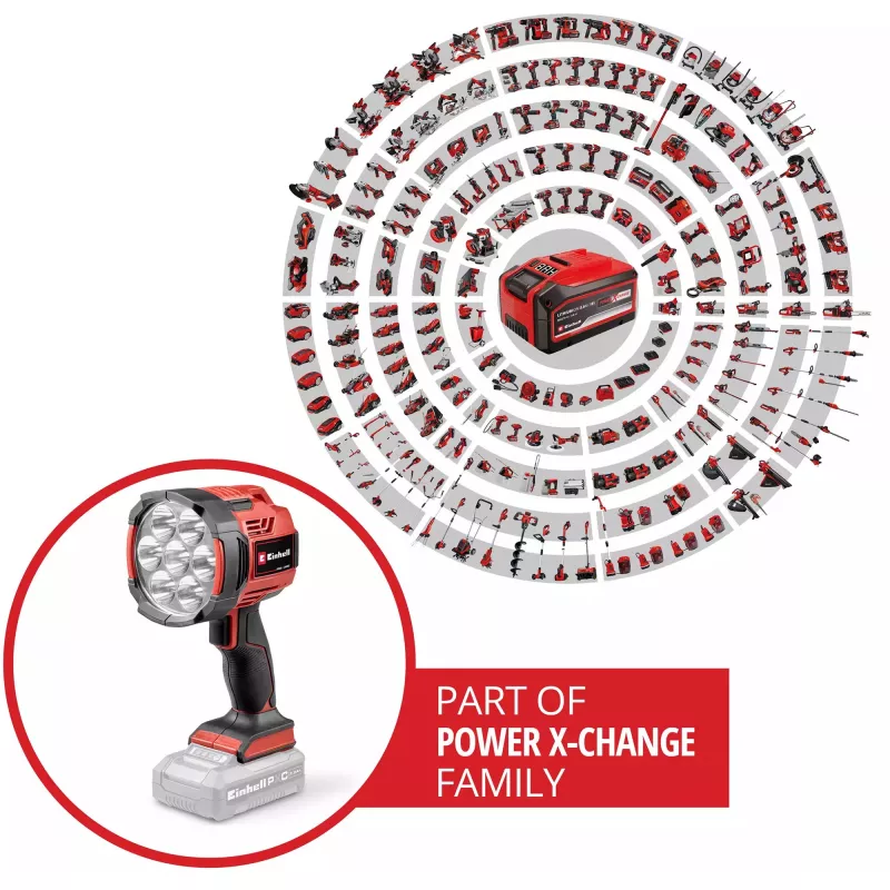 Einhell TE-CL 18/2500 Li Solo akku-LED-työvalo (Solo)