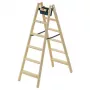 HAILO kaksipuoliset tikkaat H77 ComfortLine puu 2x6 askelmaa