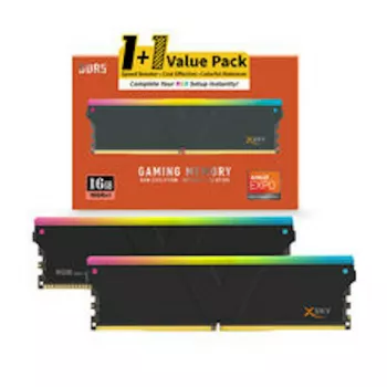 V-Color Manta XSky RGB 16GB DDR5-6000 CL28 EXPO -muistimoduuli, musta