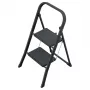 HAILO K44 StandardLine taittoporras turvakaiteella, 2 askelmaa, teräs, musta, 150 kg
