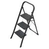 HAILO K44 StandardLine taittoporras, 3 askelmaa, turvakaide, musta, 150 kg