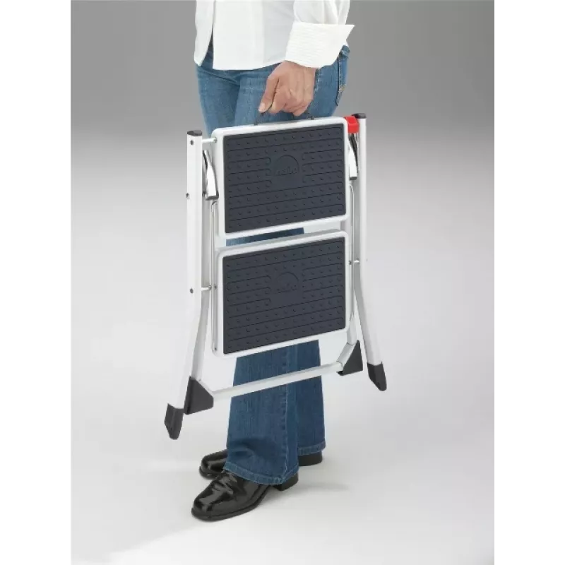 HAILO taittoporras MK60 StandardLine teräs 2 askelmaa valkoinen