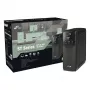 FSP ST 850 Tower 850VA 510W line-interactive UPS RJ45-suojauksella ja 4 Schuko-pistorasialla