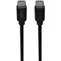 ANSMANN USB-C - USB-C data- ja latauskaapeli, 1,2 m, 60W Power Delivery, musta