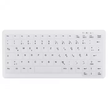 CONTOUR DESIGN Active Key MedicalKey AK-C4110 langaton näppäimistö, QWERTZ DE, valkoinen, IP68 desinfioitava, ladattava