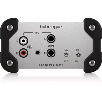 Behringer DI22P passiivinen stereo-DI-boxi