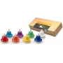 Stagg TB SET - 8-sävelinen diatoninen pöytäkello painonappimekanismilla, värikoodattu, C5-C6