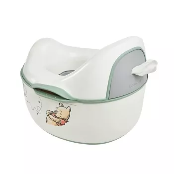 KEEEPER Kasimir Nalle Puh 4-in-1 monitoiminen pottakouluttaja, valkoinen, 34,9 x 31,5 x 26,2 cm