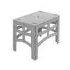keeeper taitettava ulkopöytä Timo L, Nordic Grey, 70 x 45 x 55 cm, kantavuus 80 kg