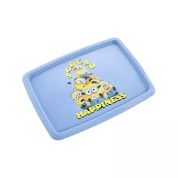 keeeper kansiollinen laatikko 45L Karolina ”Minions Happiness” 55,5x40x30 cm vaaleansininen
