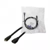LogiLink CU0121 USB 2.0 Micro-B uros Micro-B naaras jatkokaapeli, 1 m, musta
