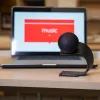 THRONMAX Fireball dynaaminen USB-podcast-mikrofoni, herttakuvio, 48 kHz/16-bit, kuulokemonitoroinnilla, musta