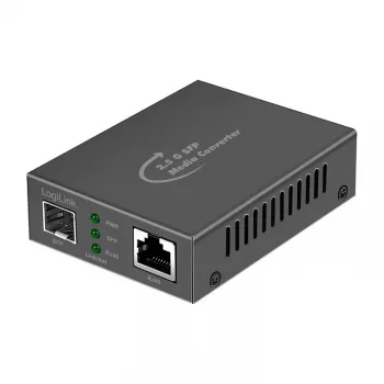 LogiLink 2,5 Gigabit mediakonvertteri RJ45-SFP
