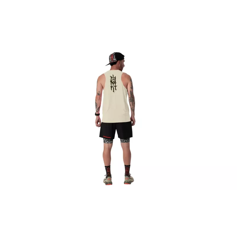 Dynafit Trail Tank juoksupaita miehet Overcast XL kierrätetty polyesteri hihaton