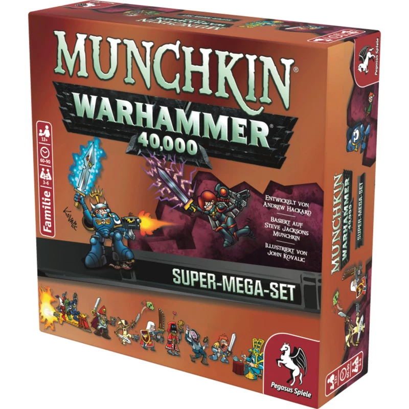 Pegasus Munchkin Warhammer 40K Super Mega Set -korttipeli