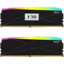 V-Color Manta XFinity+ aRGB 32GB (2 x 16GB) DDR5-6400 CL32 työpöytämuistisarja, Intel XMP 3.0 / AMD EXPO, musta