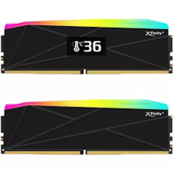 V-Color Manta XFinity+ aRGB 32GB (2 x 16GB) DDR5-6400 CL32 työpöytämuistisarja, Intel XMP 3.0 / AMD EXPO, musta