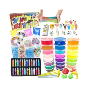 iLike Slime DIY Kit XL täysi sarja liman valmistukseen kotona monivärinen