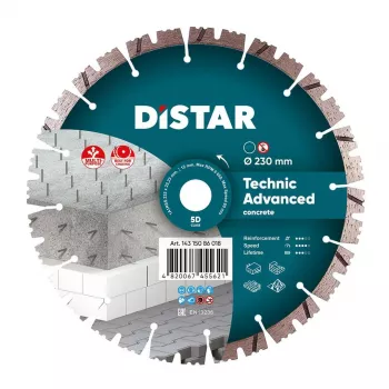 DISTAR TECHNIC ADVANCED timanttilaikka 232 x 2,6/1,8 x 12 x 22,23 mm
