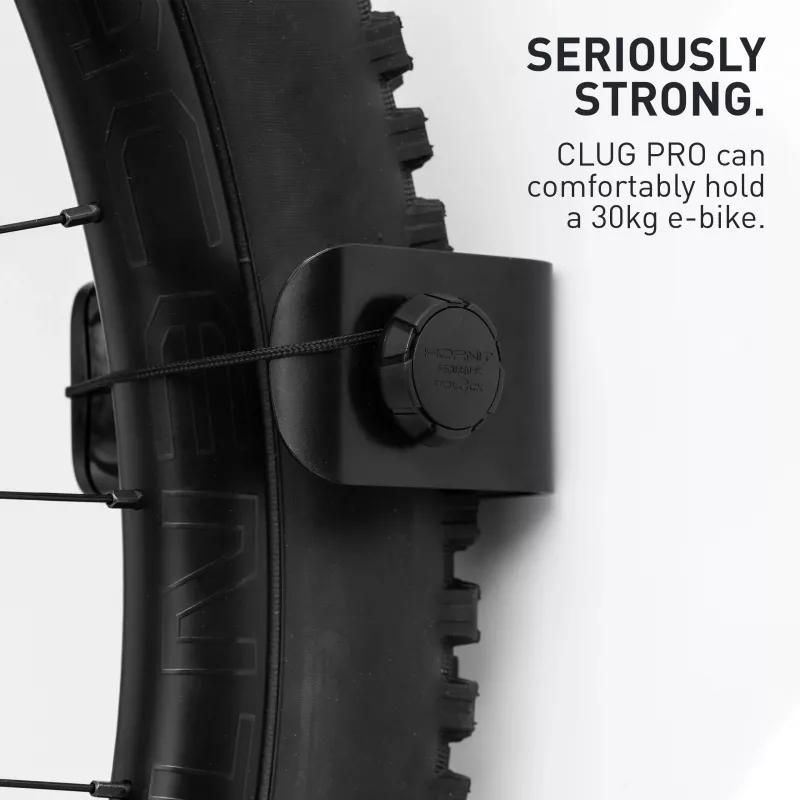 HORNIT CLUG PRO MTB XL pyörän seinätelineklipsi musta 7764XCP