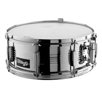 Stagg SDS-1455ST8/M 14 inch x 5,5 inch teräksinen virvelirumpu, kromi