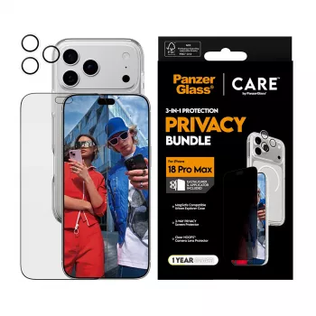 PanzerGlass Privacy Flagship 3-in-1 -paketti iPhone 18 Pro Max -puhelimelle