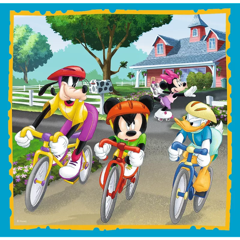 Trefl 3-in-1 Mickey Mouse and Friends palapelisetti - 20, 36, 50 palaa
