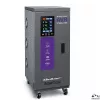 Qoltec 20kVA kolmivaiheinen servomoottori-jännitteenstabilisaattori AVR LCD-näytöllä, ±3% tarkkuus, Expert Line