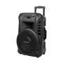 KRUGER & MATZ KM1712 40W aktiivikaiutin 2 UHF-langattomalla mikrofonilla, Bluetooth, USB, SD, FM-radio