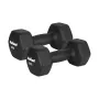 REBEL ACTIVE valurauta-neopreeni käsipainosarja 2x8kg, tummanharmaa