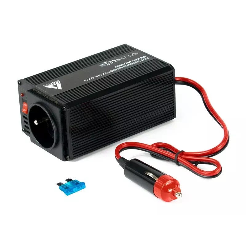 AZO Digital IPS-400 24V DC - 230V AC modifioitu sini-invertteri 400W