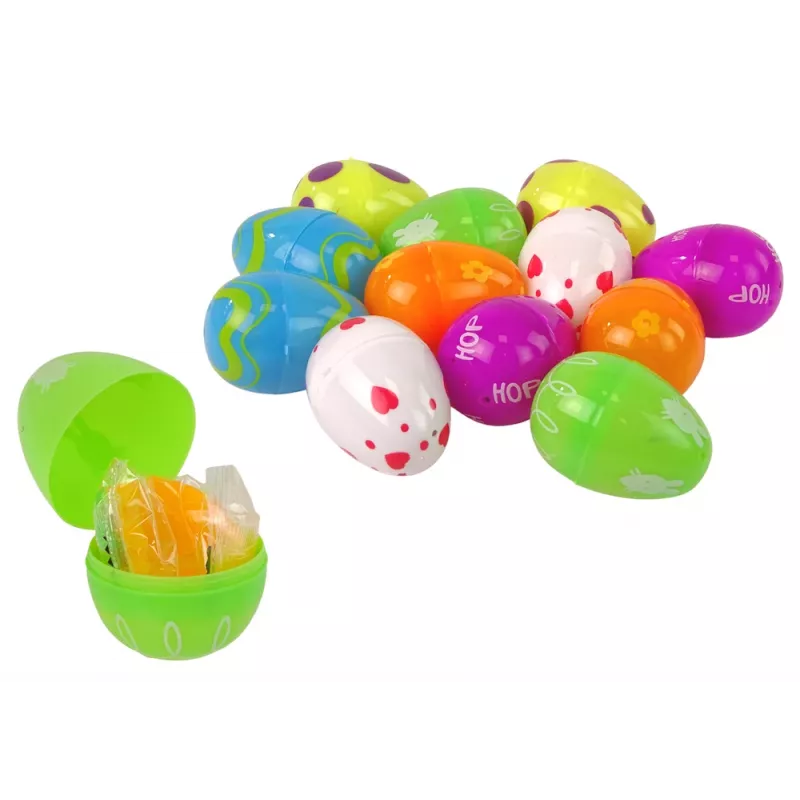 LEAN TOYS pääsiäismunat squishy jänis lelu 12 kpl