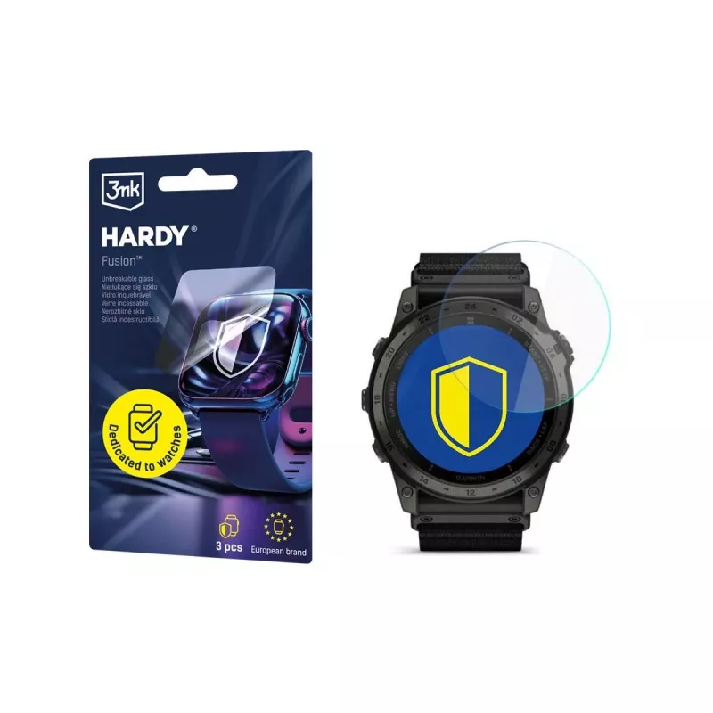 3MK PROTECTION Garmin Tactix 7 AMOLED Edition - 3mk Hardy Fusion kellonsuoja