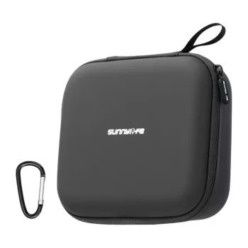 Sunnylife NE2-B122-D nahkakotelo verkkotaskulla DJI Neo 2:lle, musta