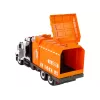 LEAN TOYS Jäteauto ruuvattava ja avattava tarvikkeilla oranssi