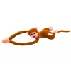 LEAN TOYS Pehmoapina maskotti äänellä, vaaleanruskea 80 cm