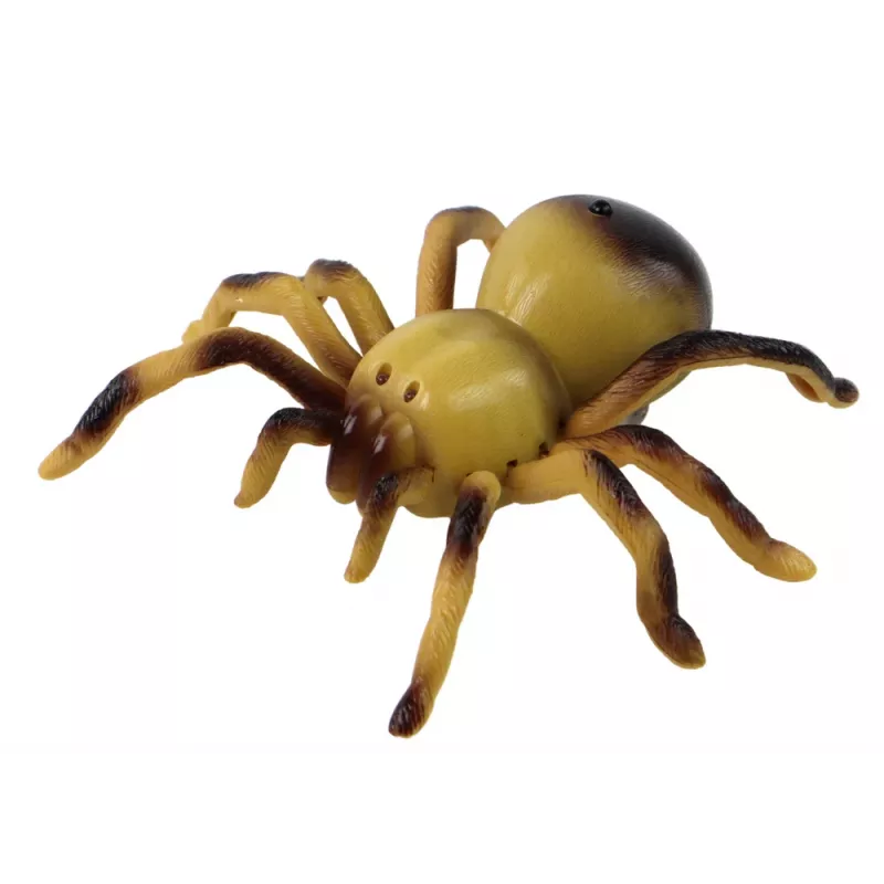 LEAN TOYS kauko-ohjattava tarantula hämähäkki RC-lelu keltainen 27/40 MHz