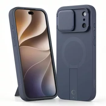 TECH-PROTECT Kevlar Aura MagSafe-kotelo iPhone 17 Pro Max / 18 Pro Max – laivastonsininen