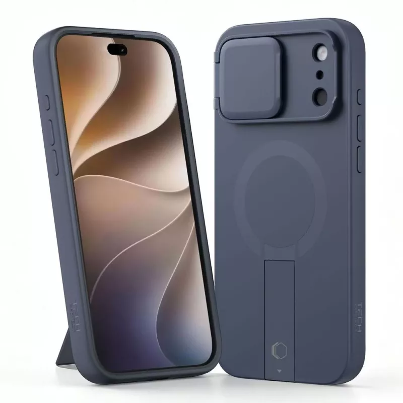 TECH-PROTECT Kevlar Aura MagSafe-kotelo iPhone 17 Pro Max / 18 Pro Max – laivastonsininen