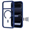 TECH-PROTECT MagOne MagSafe-kotelo + lasi 2 kpl:n pakkaus iPhone 17 Pro / 18 Pro syvänsininen/läpinäkyvä