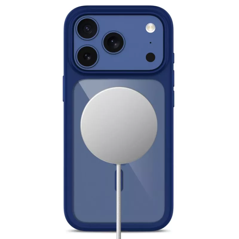 TECH-PROTECT MagOne MagSafe-kotelo + lasi 2 kpl:n pakkaus iPhone 17 Pro / 18 Pro syvänsininen/läpinäkyvä