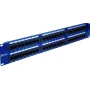 EMITERNET PANEL 19, 48XRJ45 UTP CAT.5E (2U) SININEN DCN/PPFA652K488C5E