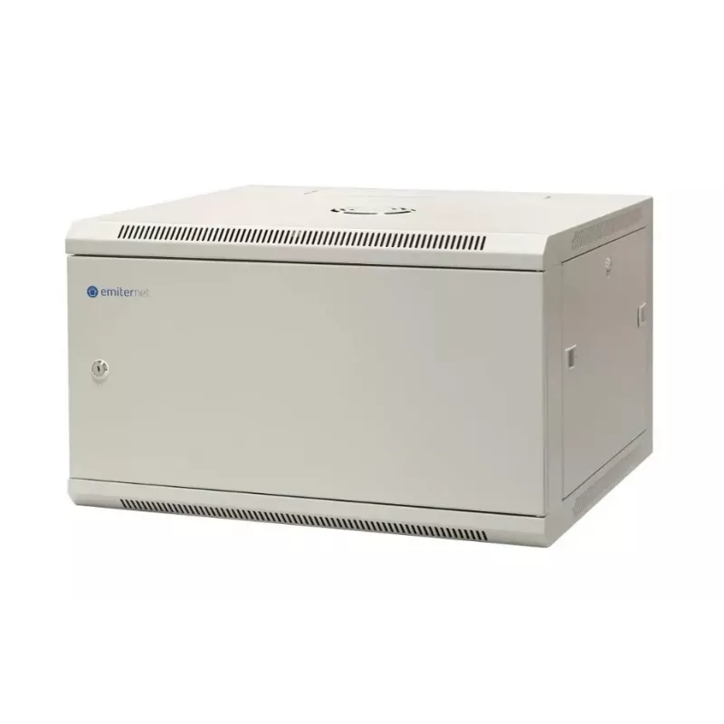 EMITER EM/AP6606-B 19 inch 6U seinäkotelo 600x600x370mm musta