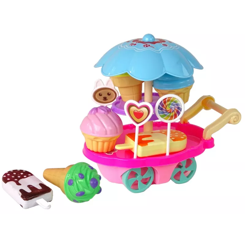 LEAN TOYS makeiskauppa roolileikkisetti